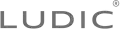 Text logo displaying the word 'LUDIC' in bold, stylized black capital letters.